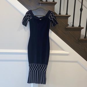 Jonathan simkhai navy midi dress